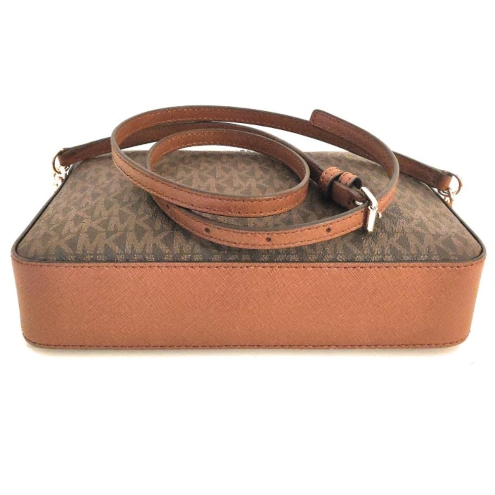 Michael Kors Women’s Brown Monogram Adjustable Strap Crossbody/Shoulder Bag |NEW - Picture 6 of 12